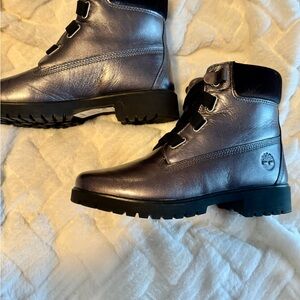 Timberland Metallic Ankle Boots